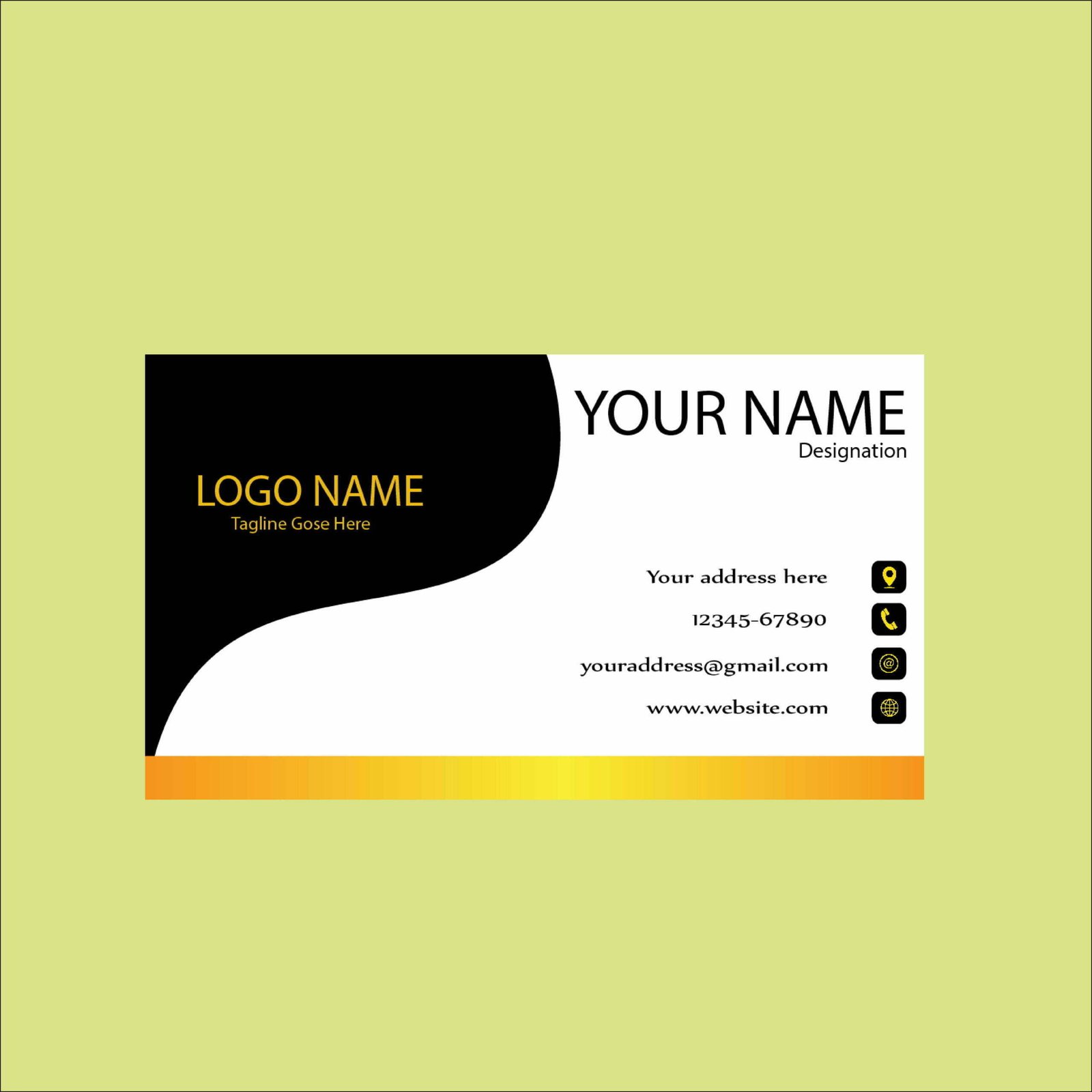 premium visiting card standard 1