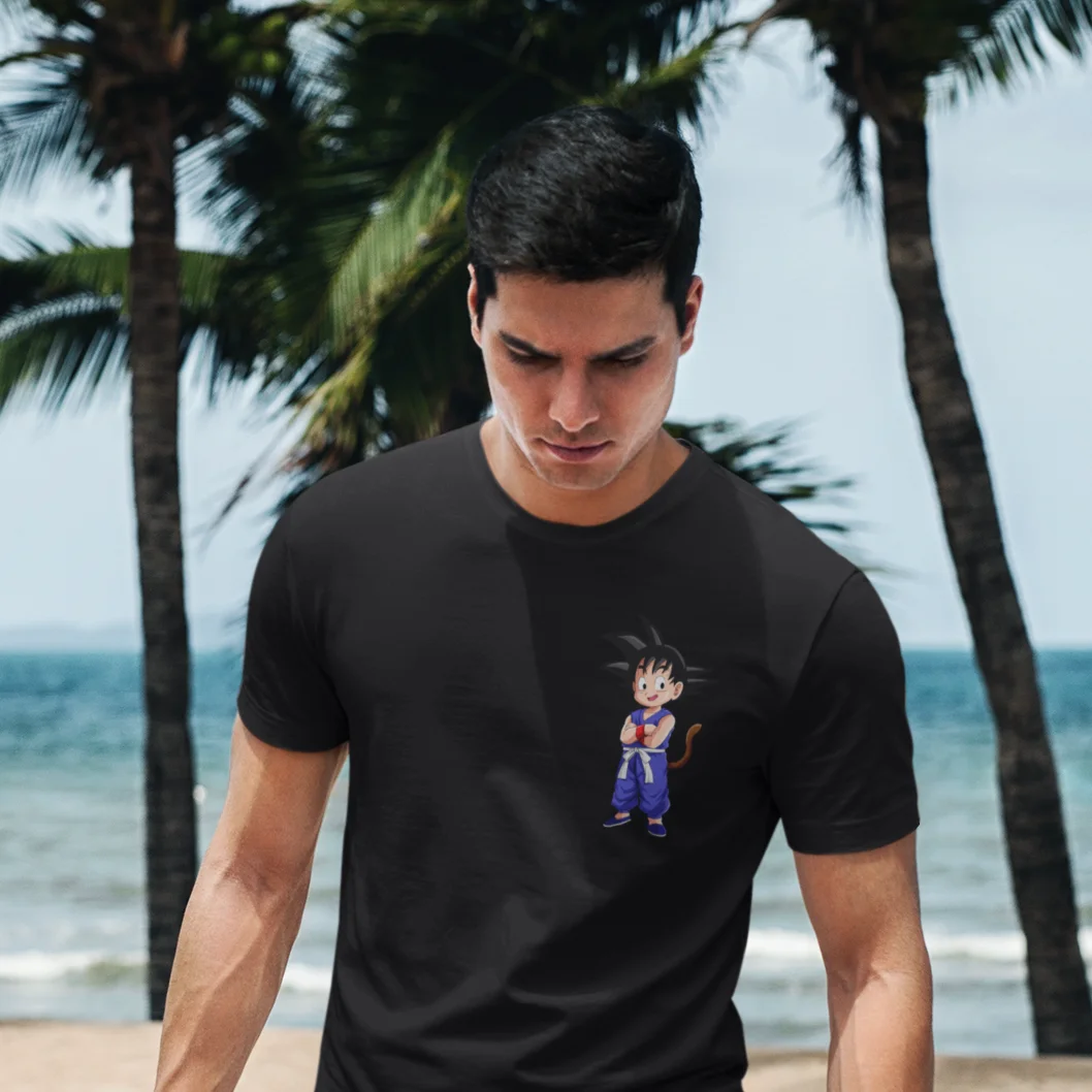 Dragon Ball Z Kid Gohan T-Shirt - Classic Men's Round Neck Comfortable Dragon Ball Z T-shirt