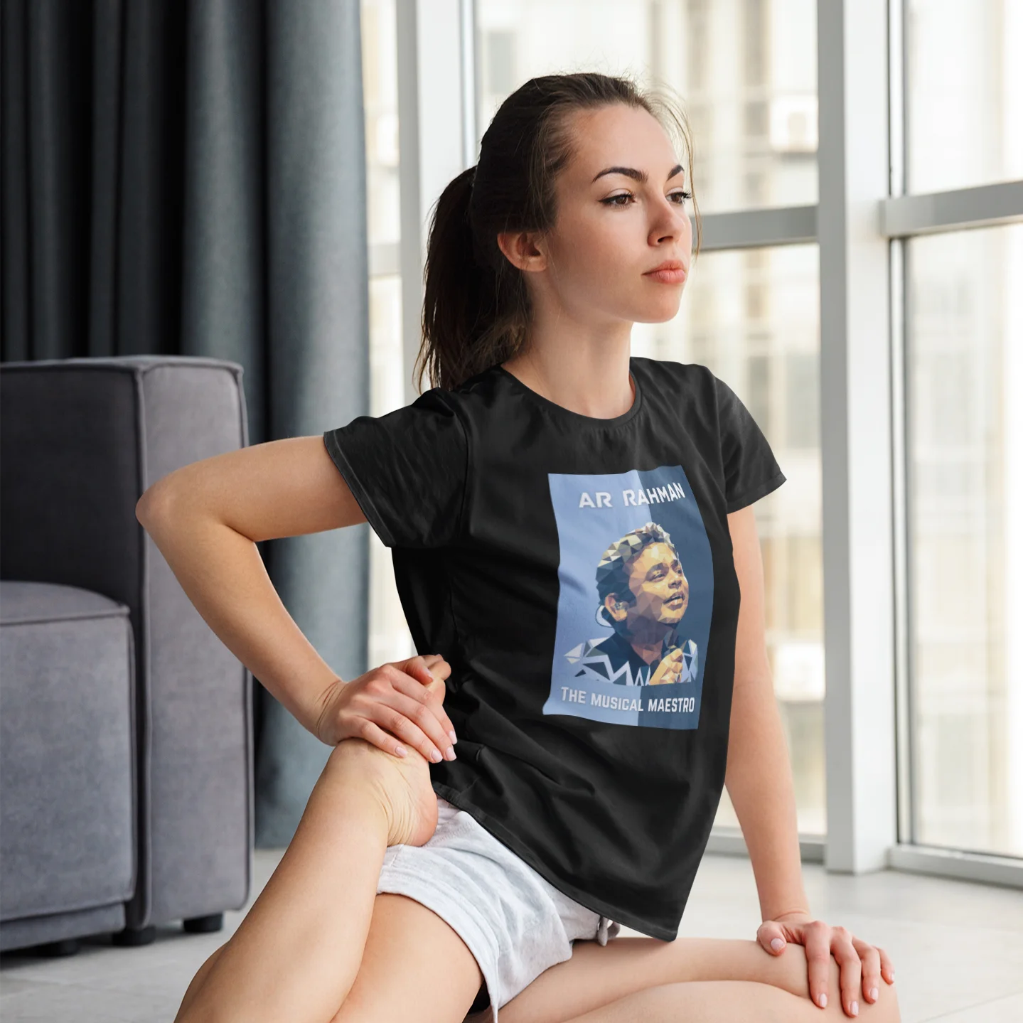 AR Rahman T-Shirt - Classic Women's Round Neck Comfortable AR Rahman Music T-shirt